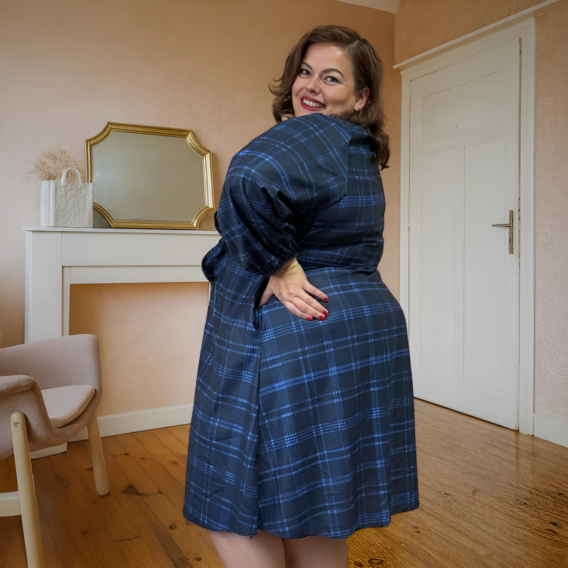 ROBE CACHE-COEUR SCOTTISH L'indisciplinée