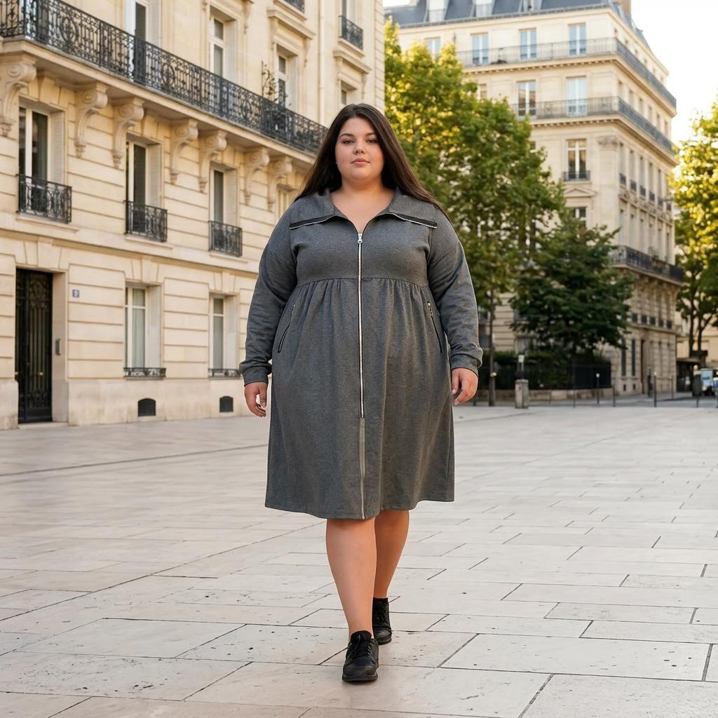 VESTE MI-LONGUE ZIPPÉE L'indisciplinée