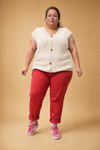 Pantalon à enfiler extensible – poches italiennes MM