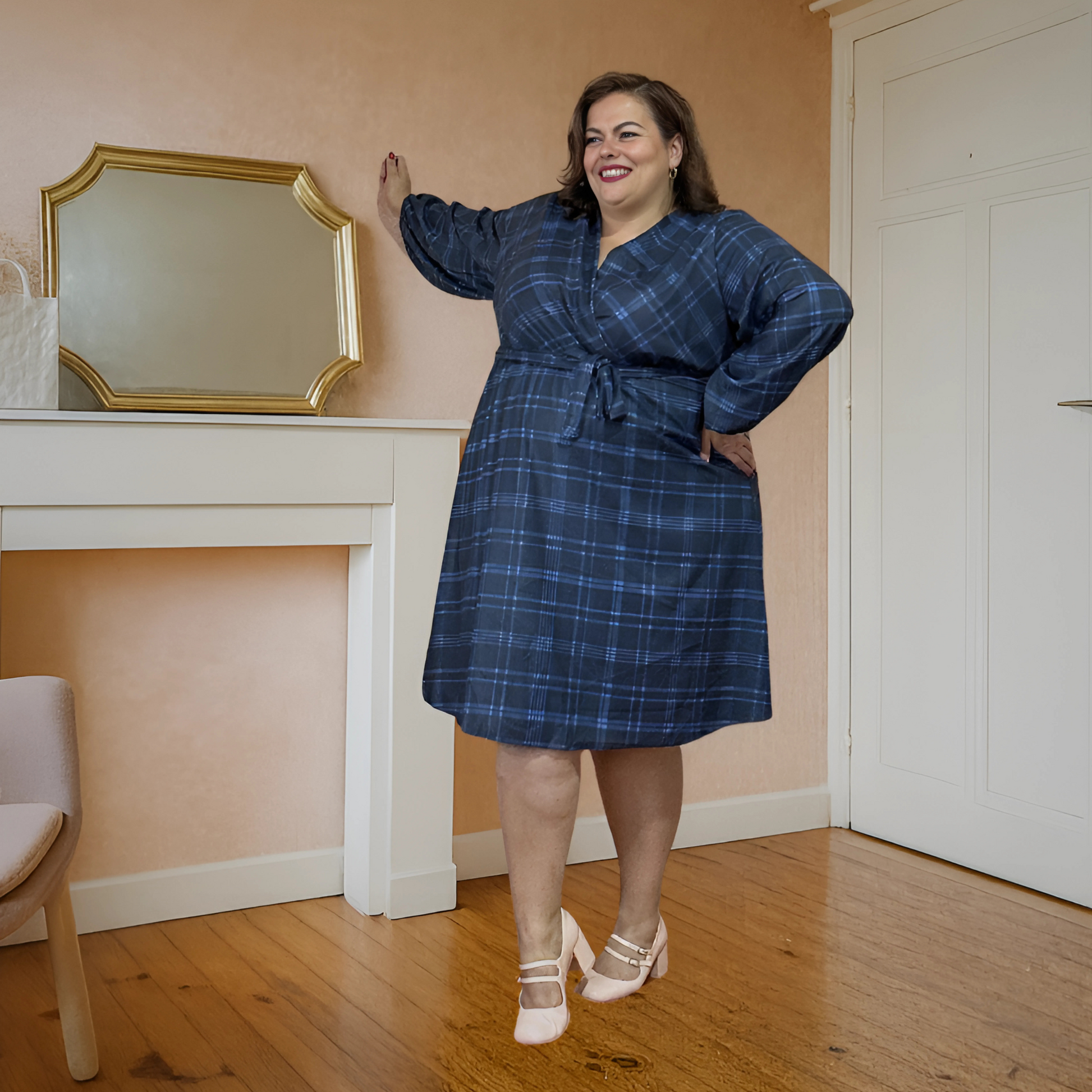 ROBE CACHE-COEUR SCOTTISH L'indisciplinée