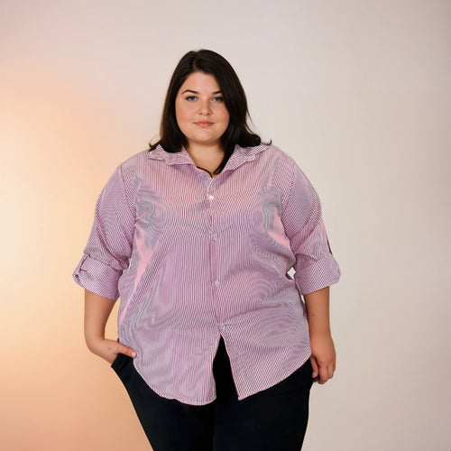 CHEMISE RAYÉE ROUGE L'indisciplinée