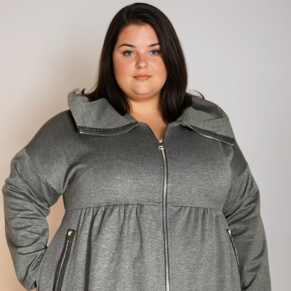 VESTE MI-LONGUE ZIPPÉE L'indisciplinée