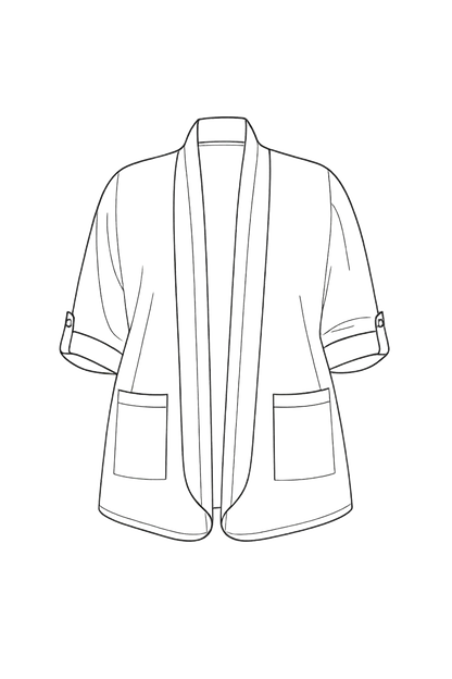 BLAZER CHIC & ETHIQUE - BLEU JEAN L'indisciplinée