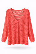 CARDIGAN CORAIL L'indisciplinée