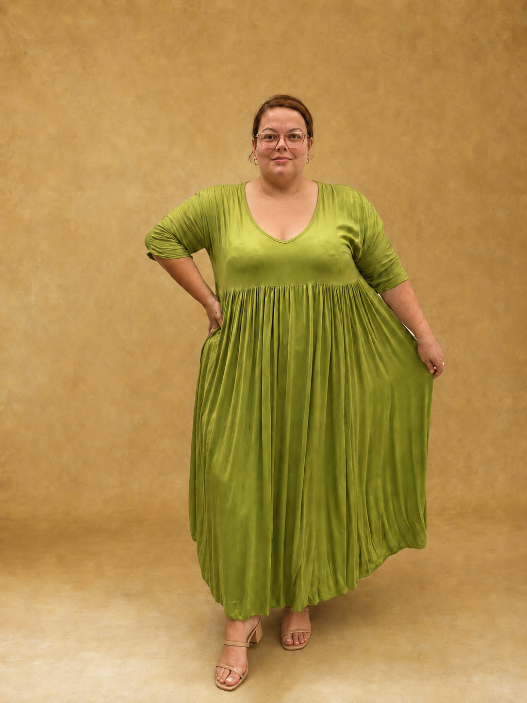 Robe longue en viscose teintée L'indisciplinée