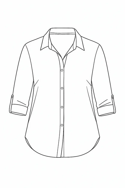 CHEMISE RAYÉE BLEUE L'indisciplinée