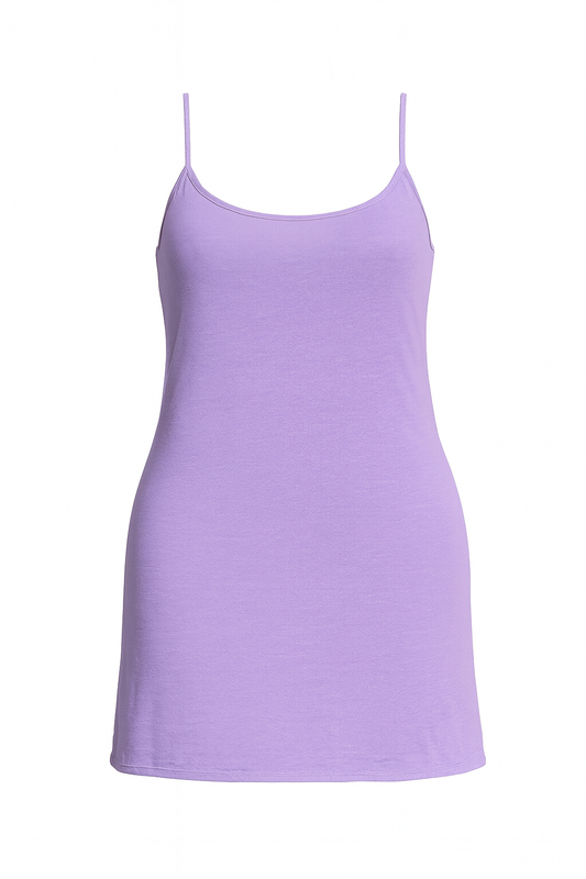 ROBE A BRETELLE LILAS
