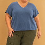 Crop pull en maille