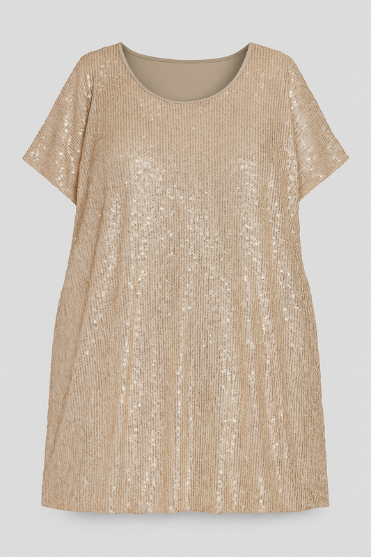 ROBE PAILLETTES - GOLD L'indisciplinée