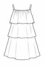 ROBE TULIPE BLEU ROI