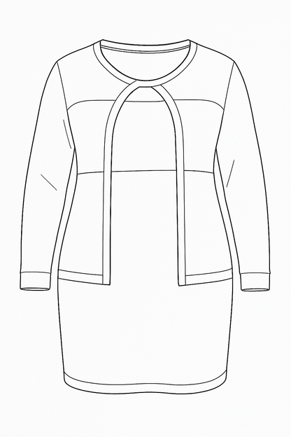 ROBE MAILLE VISCOSE