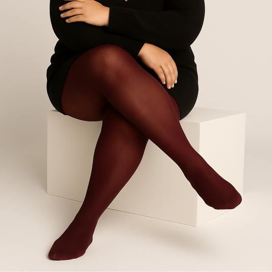 COLLANTS 50 DENIERS BORDEAUX L'indisciplinée