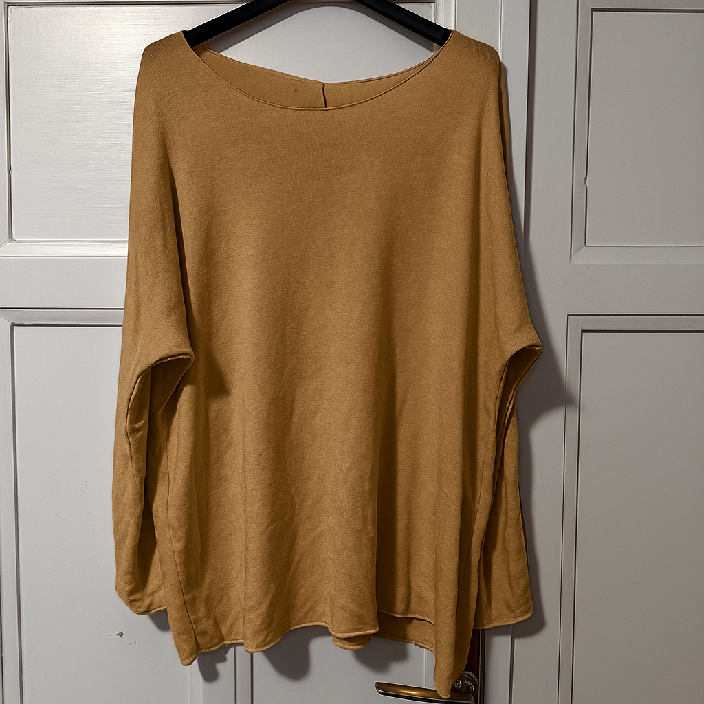 HAUT VISCOSE TOUT DOUX BEIGE-CAMEL L'indisciplinée