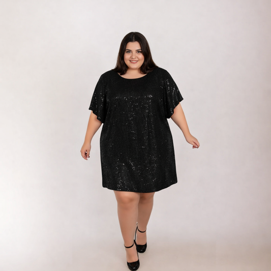 ROBE PAILLETTES - NOIRE L'indisciplinée