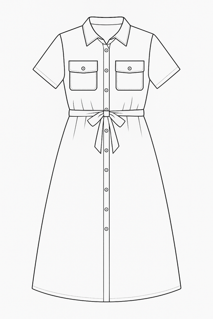 ROBE OLIVETTE