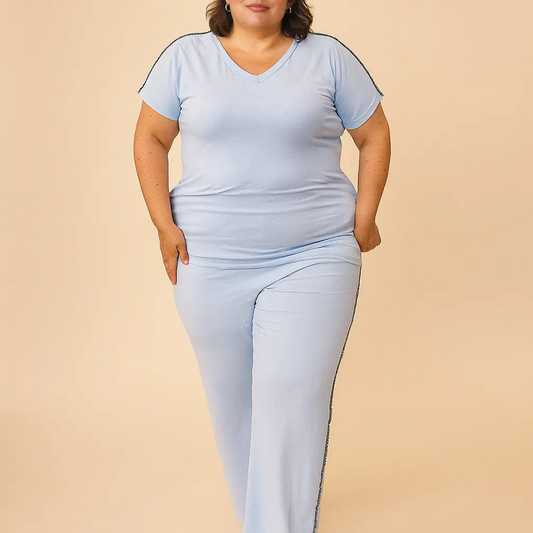 ENSEMBLE JERSEY BLEU & JEANS