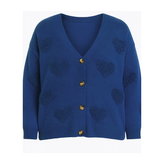 GILET MARINE COEUR L'indisciplinée