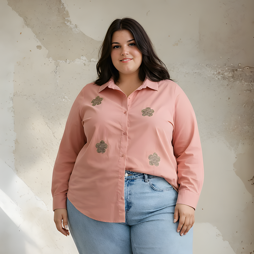 CHEMISE ROSE ET BRILLANTS L'indisciplinée