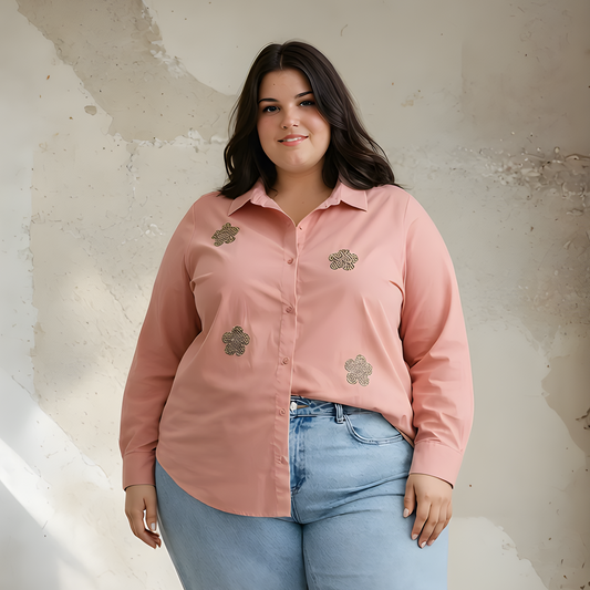 CHEMISE ROSE ET BRILLANTS L'indisciplinée