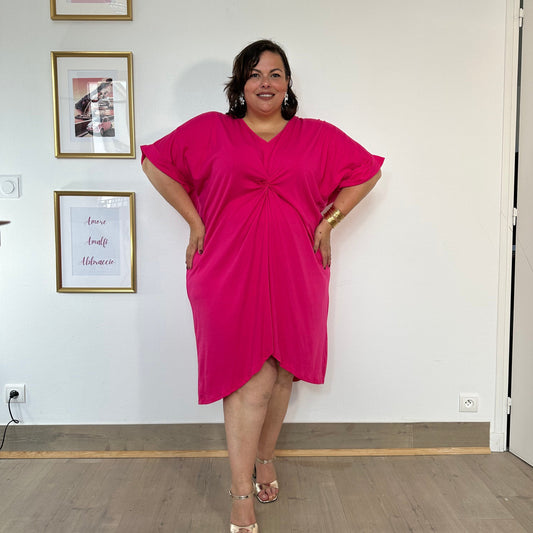 ROBE TWISTY ROSE L'indisciplinée