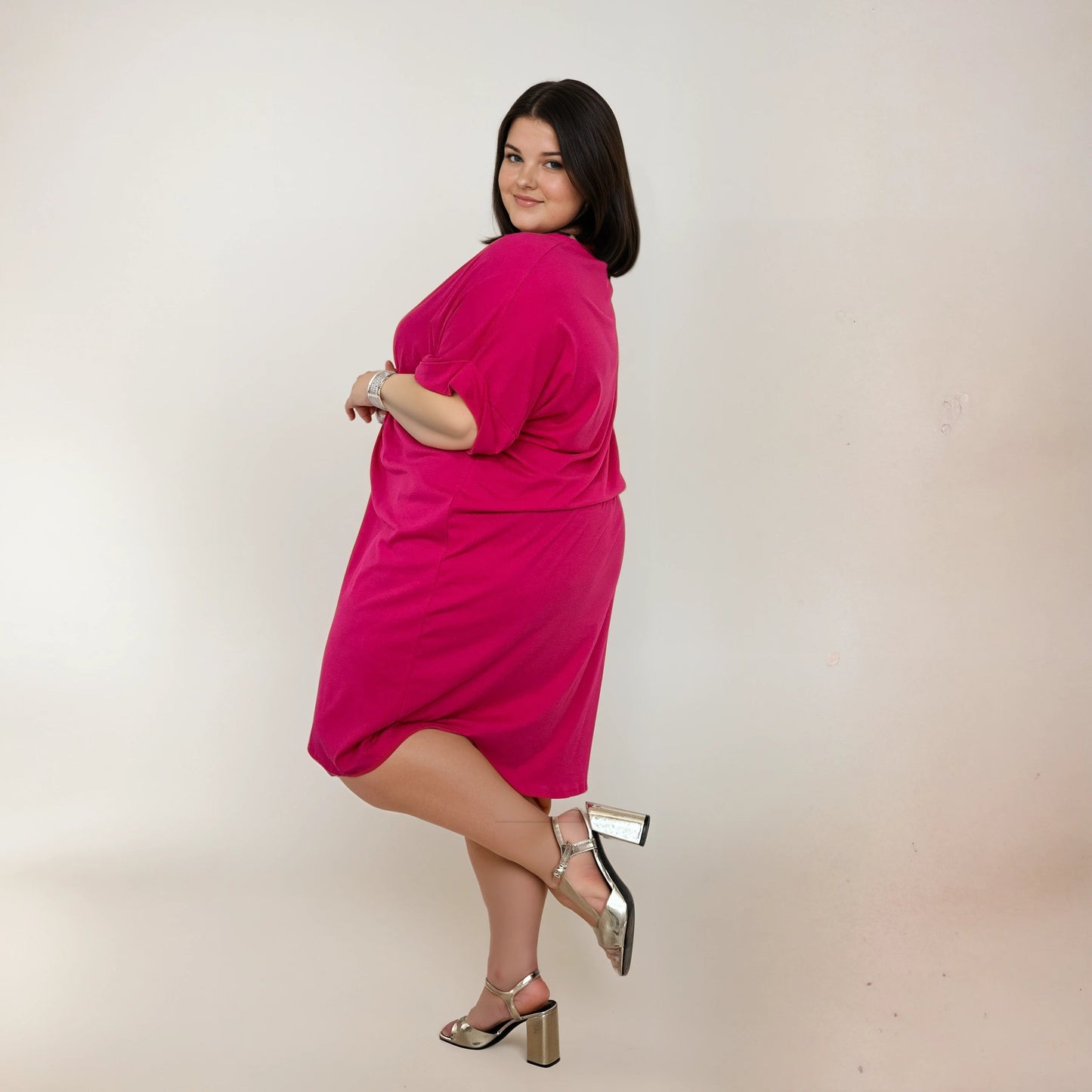 ROBE TWISTY ROSE L'indisciplinée