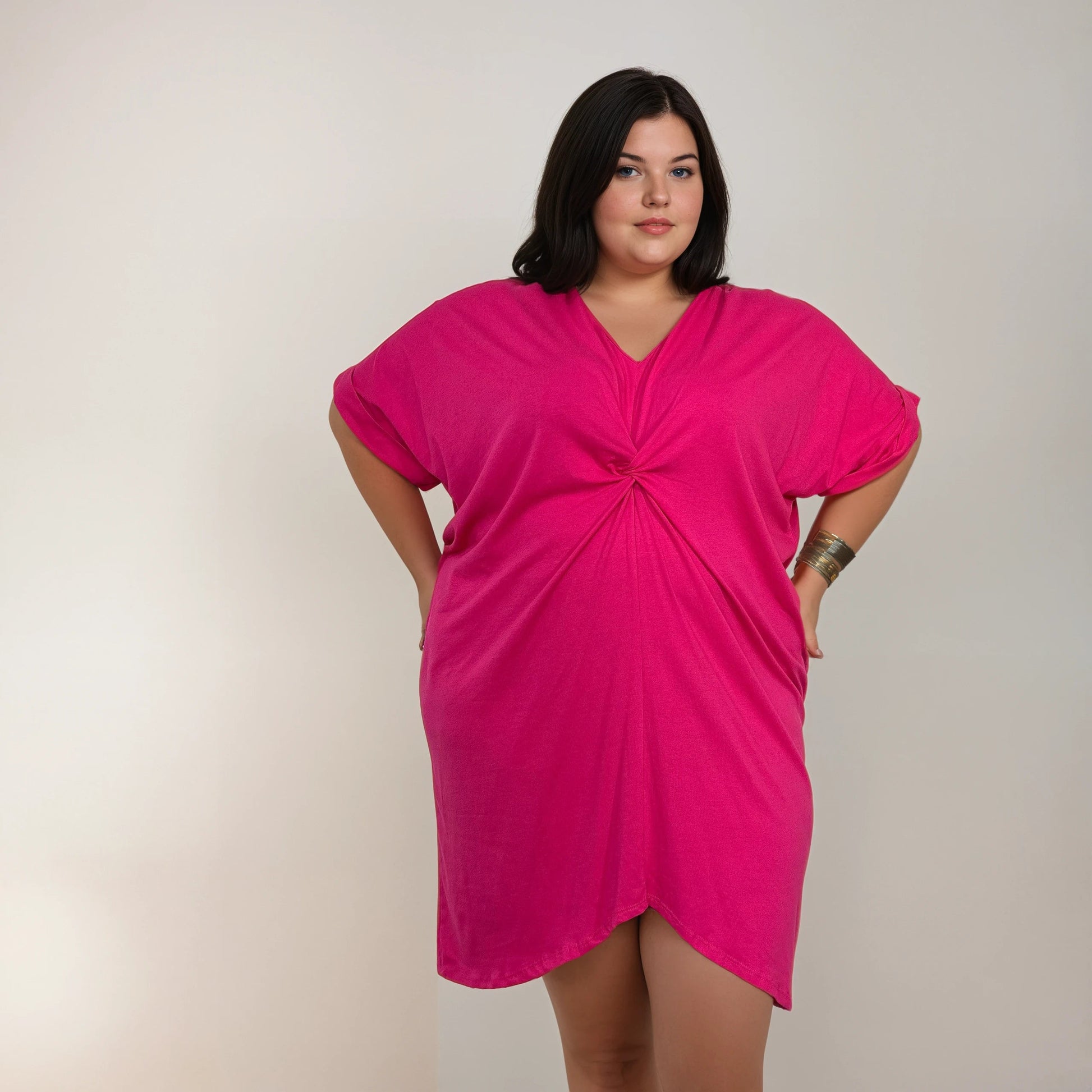 ROBE TWISTY ROSE L'indisciplinée