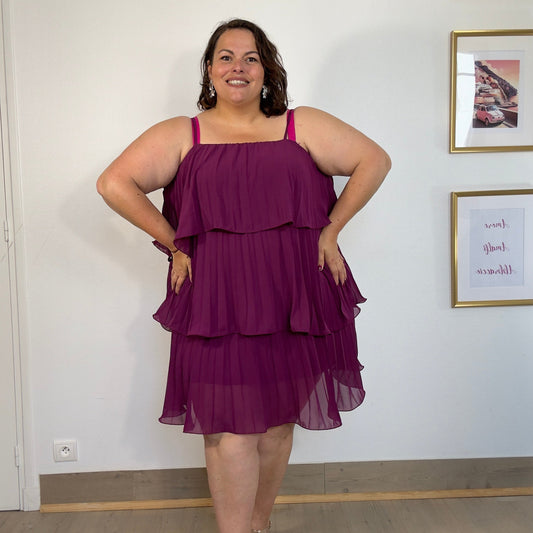 ROBE TULIPE VIOLETTE