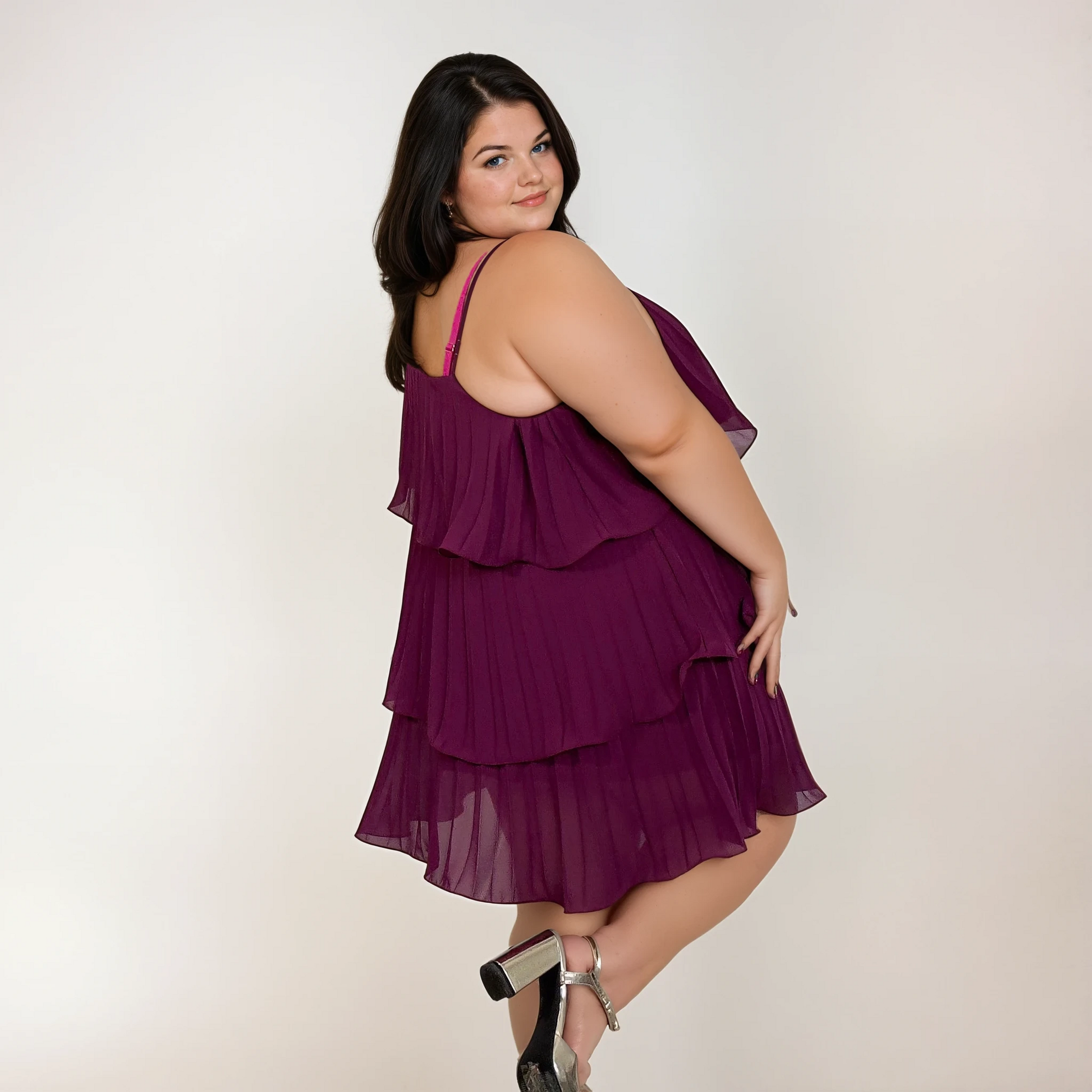 ROBE TULIPE VIOLETTE L'indisciplinée