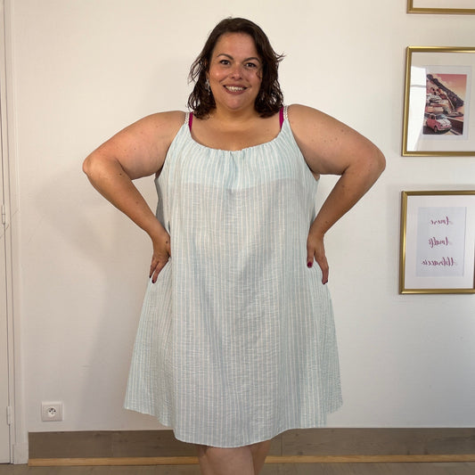 ROBE LINA VERT D'EAU