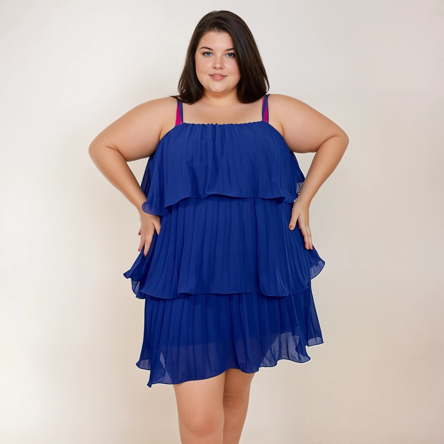 ROBE TULIPE BLEU ROI L'indisciplinée