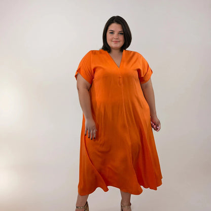 ROBE TANGERINE L'indisciplinée