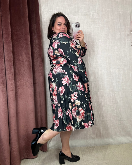 ROBE EMPIRE FLEURIE