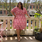 ROBE CACHE-COEUR LIBERTY ROUGE L'indisciplinée