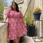 ROBE CACHE-COEUR LIBERTY ROUGE L'indisciplinée