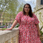 ROBE CACHE-COEUR LIBERTY ROUGE L'indisciplinée