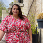 ROBE CACHE-COEUR LIBERTY ROUGE L'indisciplinée