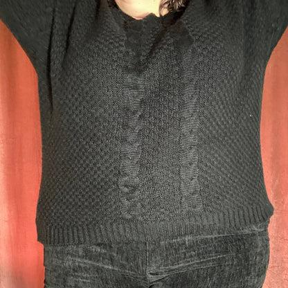 PULL COL V TORSADÉ L'indisciplinée