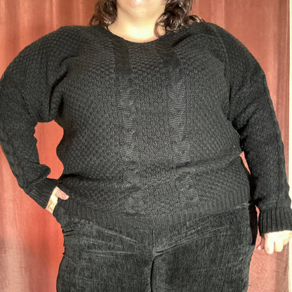 PULL COL V TORSADÉ L'indisciplinée