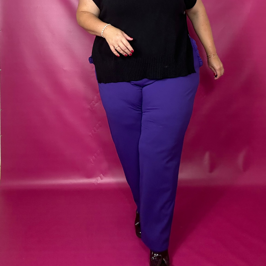 PANTALON ITALIAN TWIST - VIOLET