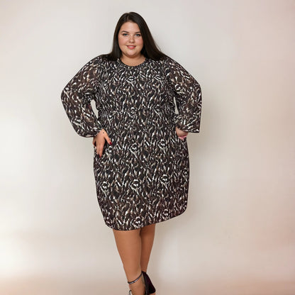 ROBE PLISSEE LATTE L'indisciplinée