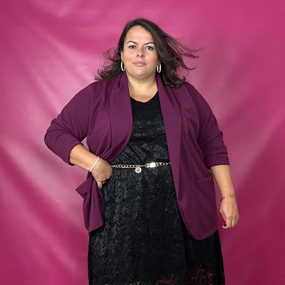 ROBE DENTELLE - NOIRE