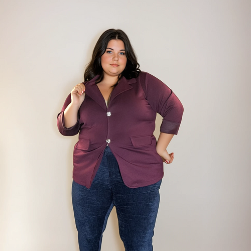 BLAZER BORDEAUX L'indisciplinée