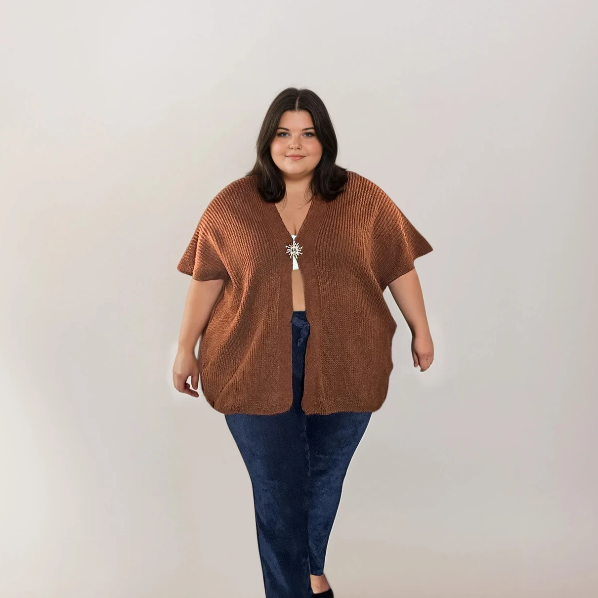 GILET OVERSIZE ROUILLE L'indisciplinée