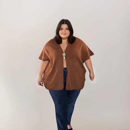 GILET OVERSIZE ROUILLE L'indisciplinée