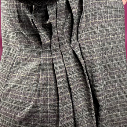 ROBE CARREAUX STYLE PREPPY