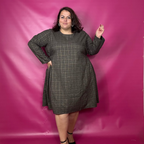 ROBE CARREAUX STYLE PREPPY L'indisciplinée