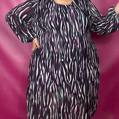 ROBE PLISSEE VIOLETTA