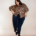 PANTALON EN VELOURS LÉGER - MARINE L'indisciplinée