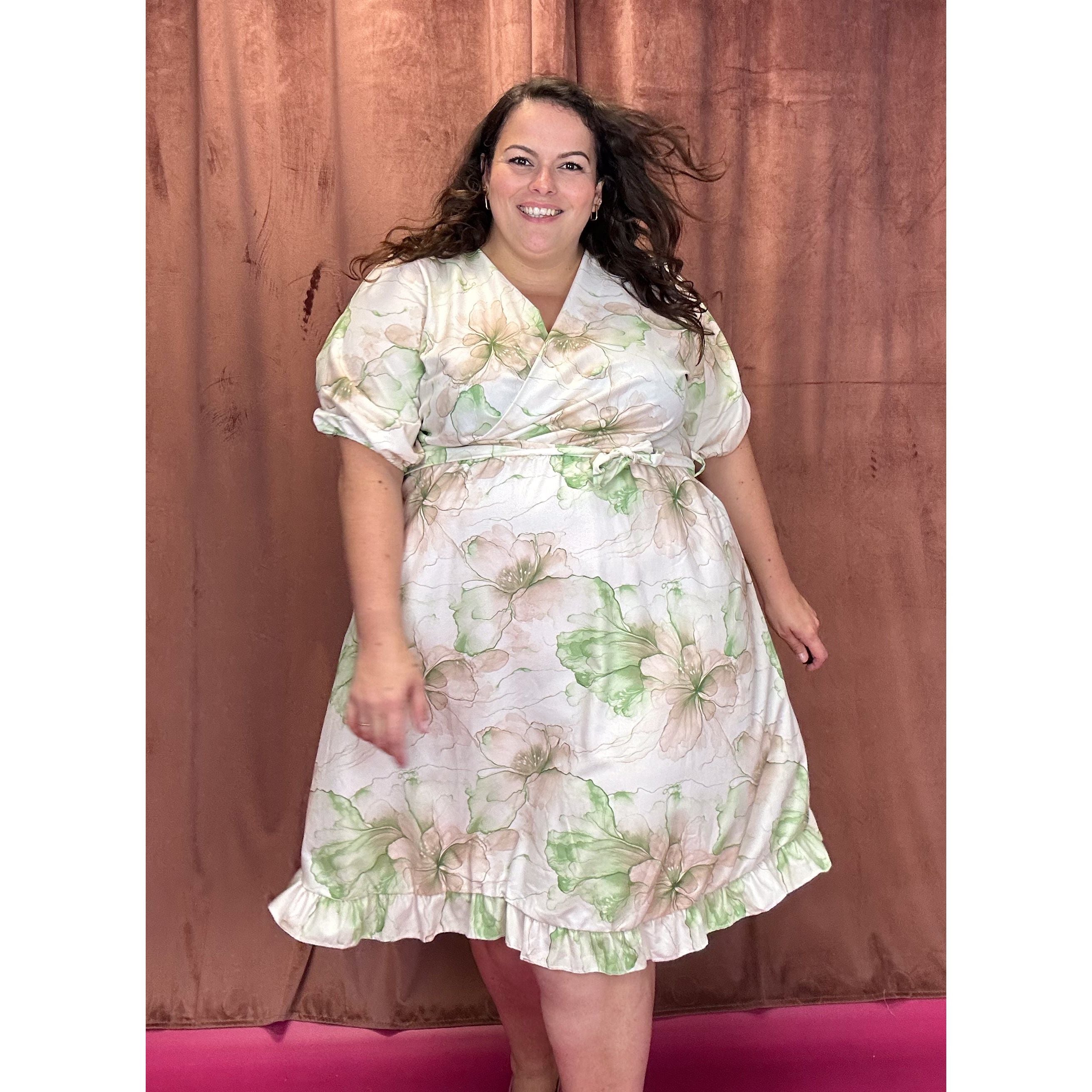 ROBE CACHE-COEUR - JADE