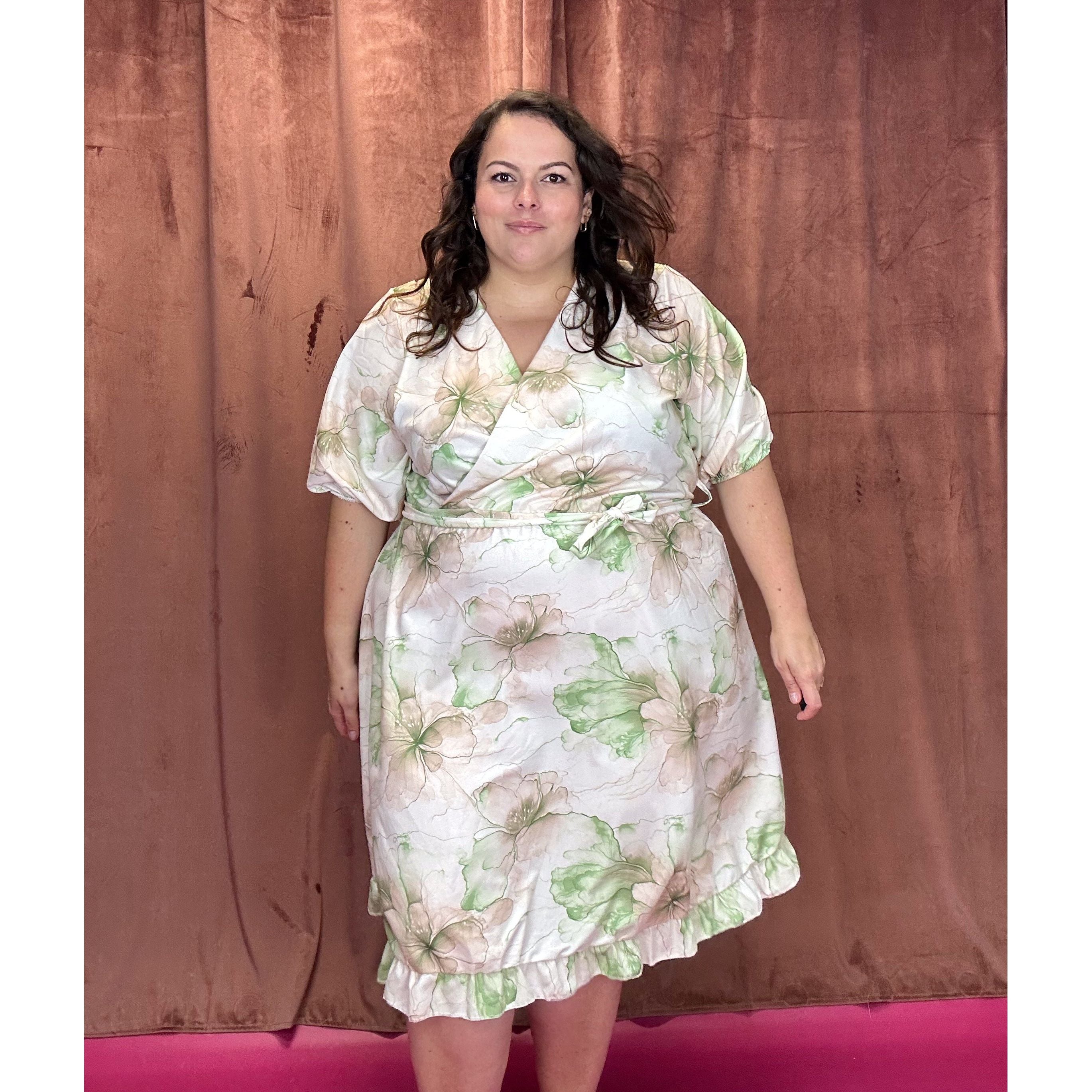 ROBE CACHE-COEUR - JADE